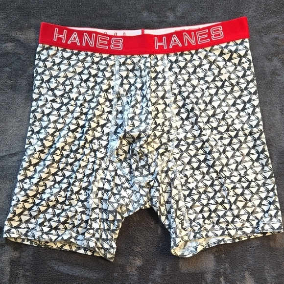Hanes Other - Hanes Comfort Flex Fit Boxer Briefs - Black and White